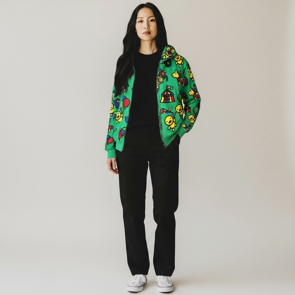 ⭐️ Rare SUGARMAN Circus Carnival print Streetwear jacket Hong Kong Size 2 - Picture 7 of 16